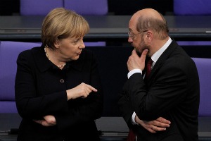 Merkel und Schulz wider die AfD